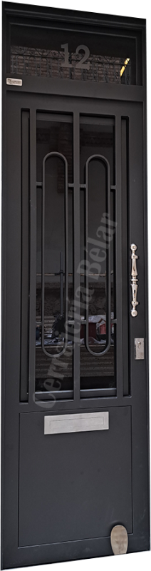 Puerta con cierrapurtas motorizado Puerta con cierrapurtas motorizado