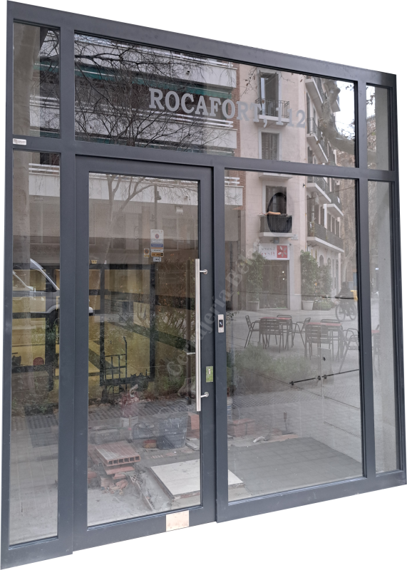 Puerta de cristal con modelo Esencial Puerta de cristal con modelo Esencial